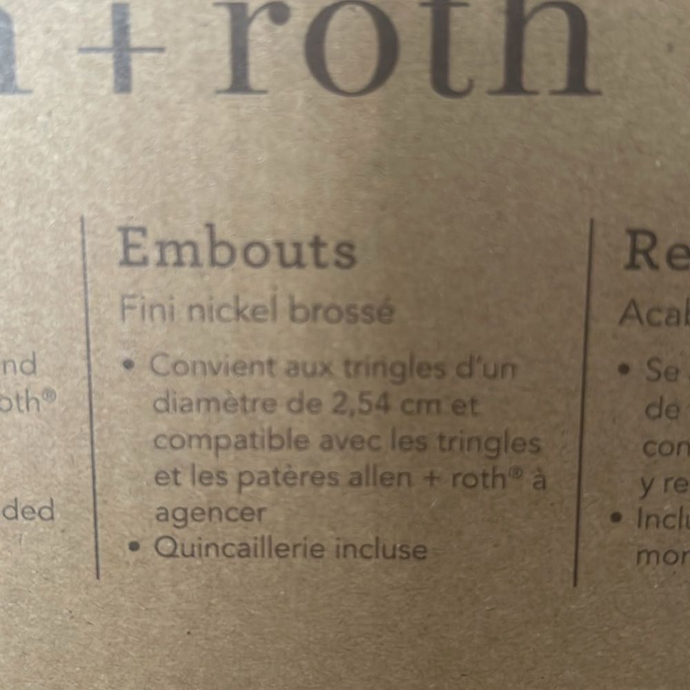 Allen + Roth NWOT Finalis Pack 2 - Picture 7 of 7